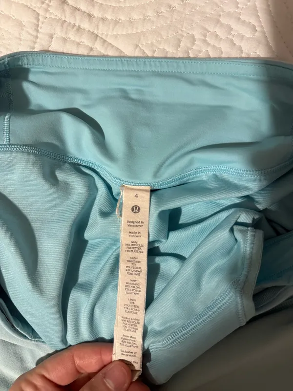 Light Blue 4” Speed Up Lululemon Shorts - Image 4