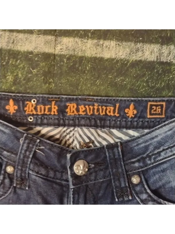 Rock revival Darcy straight jeans size 26 - Image 3