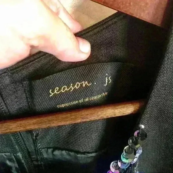 Season.‎ js black dress size Large - Image 5