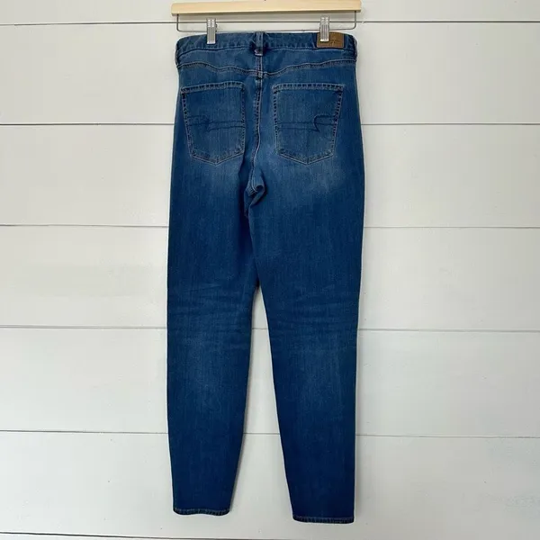 American Eagle Women’s 8 Curvy High Rise Jeggings Stretch Ankle Jeans - Image 2