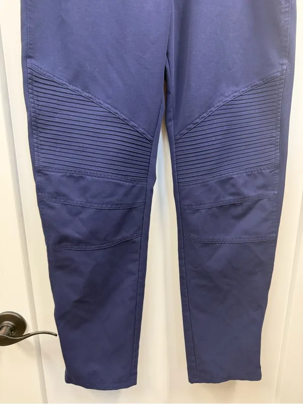 Figs Moto Scrub Pant Navy Blue‎ Stretch Pull On Medical Women’s Medium TW2022 - Image 2