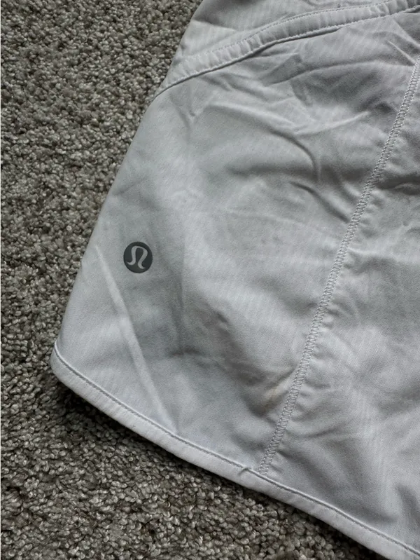 Lululemon Hotty Hot 4" White Shorts - Image 3