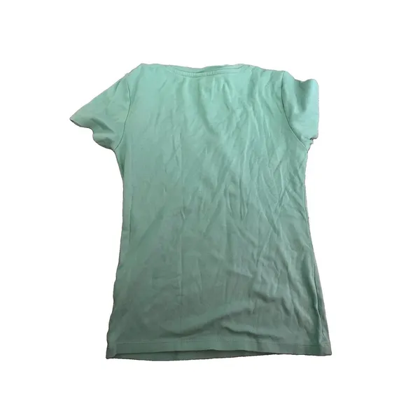 Tommy Hilfiger Woman’s V Neck Tee Shirt Size Small Logo Basic Classic - Image 3