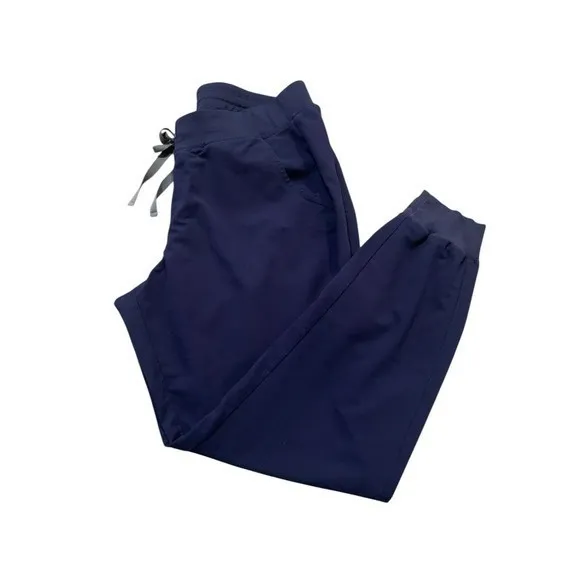 FIGS Zamora Jogger‎ Scrub Pants Women's Size L Navy Blue W18SW2005 - Image 3