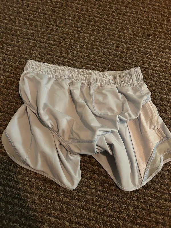 Light Blue Lululemon Shorts Hotty Hot 2.5" Low-Rise - Image 5