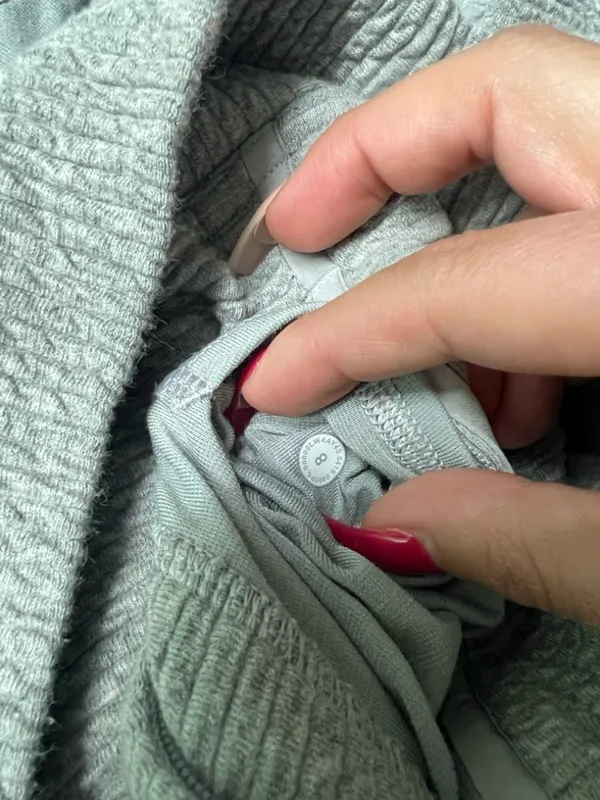Lululemon On Repeat Heatered Core Light Gray Zip-Up Bomber Jacket - Image 11
