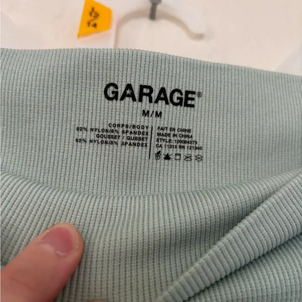 Garage Ribbed High-Waisted Leggings - Image 2