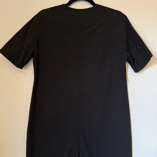 Sweaty Betty Agile Black Short Sleeve Jumpsuit Utility Boiler Suit XS Ripstop - Image 5