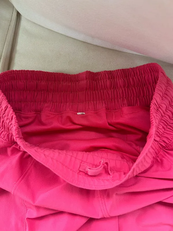 Pink Lululemon Hotty Hot Shorts  - Image 4
