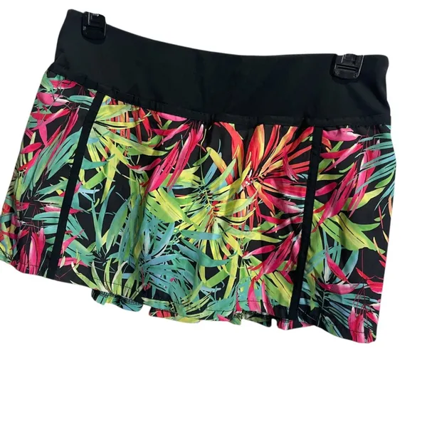 Fabletics Womens‎ Tropical Print Athletic Skort Size S Multicolor - Image 2