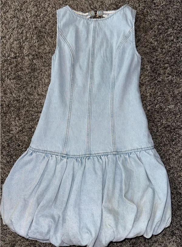 Peppermayo Dress Mini Denim - Image 2