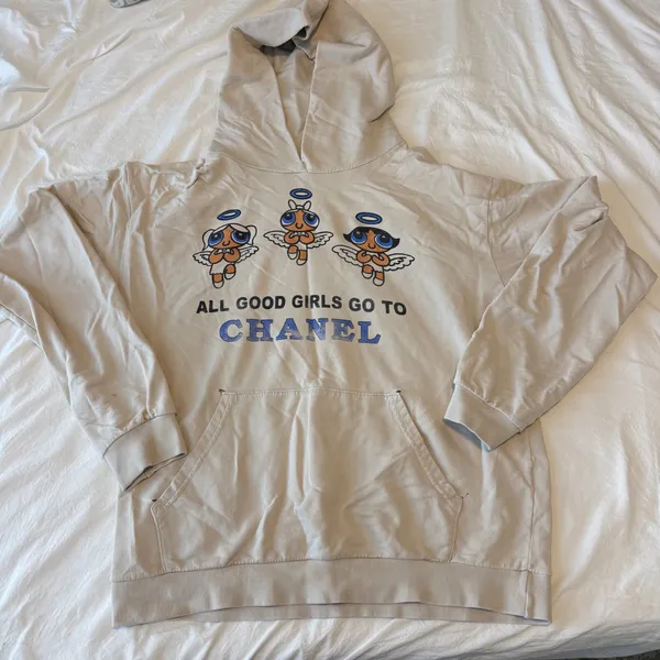 Mega Yacht Hoodie White Size XL - Image 2