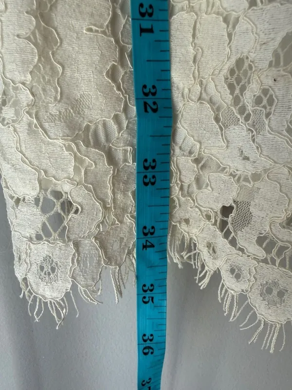 Hello Molly Ivory Cream Lace For One Night Only Mini Dress - Image 7