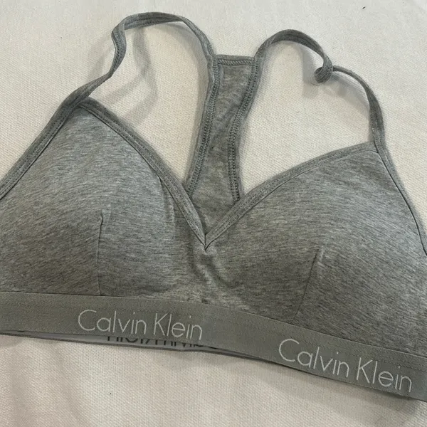 Calvin Klein Grey Bralette‎ Top - Image 3