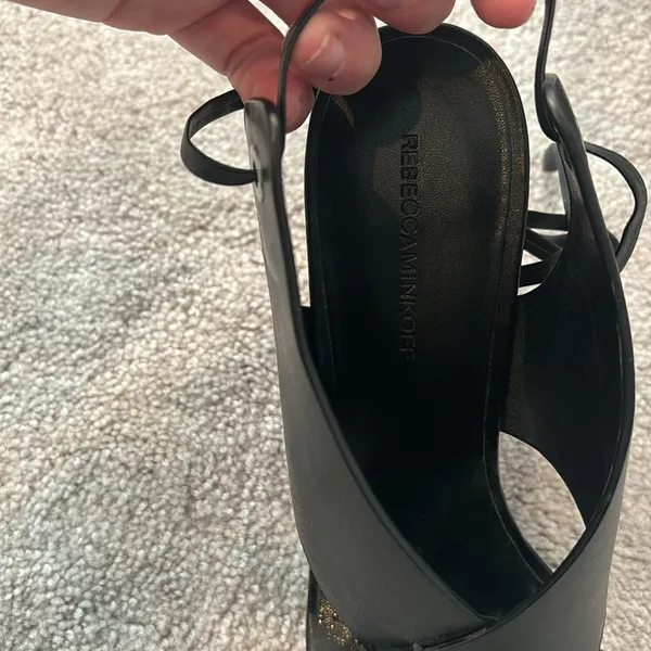 Rebecca Minkoff black wedges - Image 3