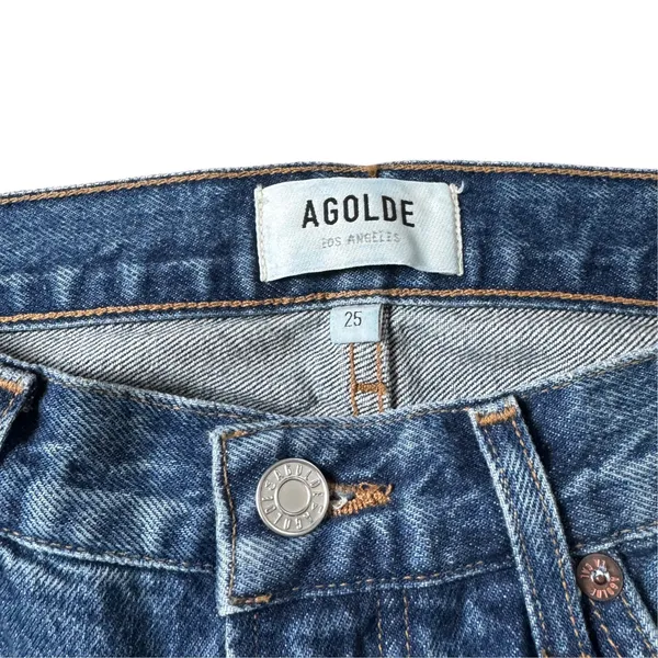 AGOLDE Fusion Wide Leg Jeans Ambition Wash - Image 4