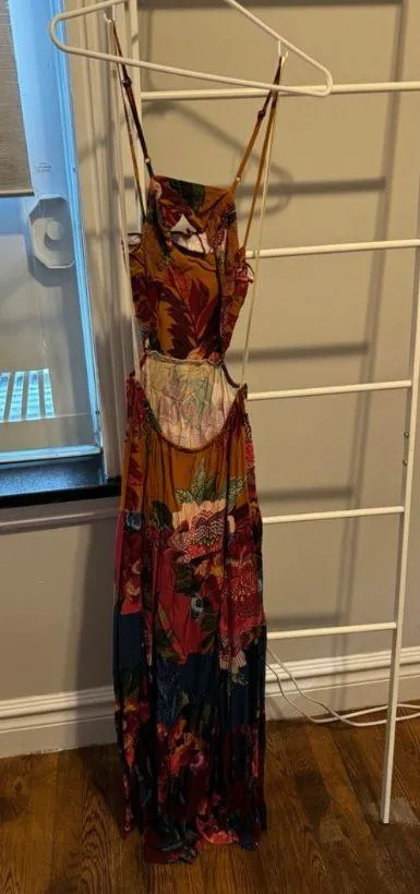 Farm Rio Floral Multicolor Maxi Dress - Image 2