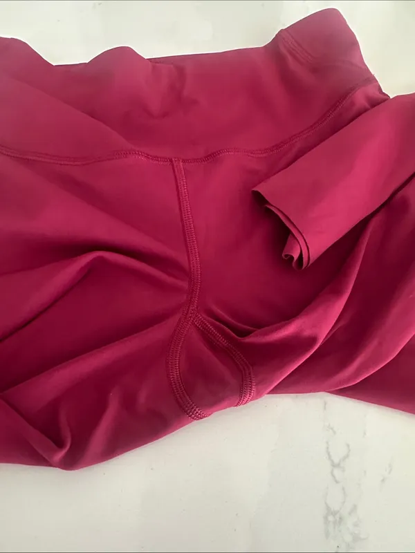 Lululemon‎ Base Pace High-Rise Tight 25" Red Merlot size 6 - Image 6