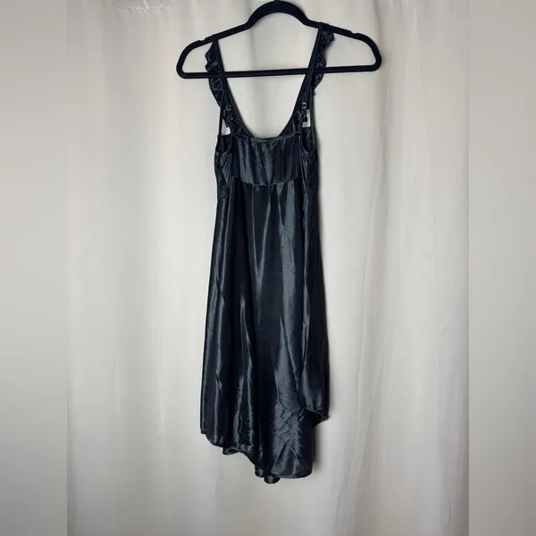Women’s Black Source Unknown Nightgown with Lace - Image 3