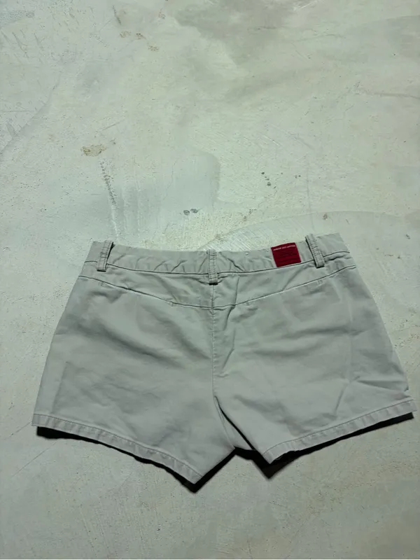 American Eagle y2k mini micro shorts tan khaki 6 - Image 4