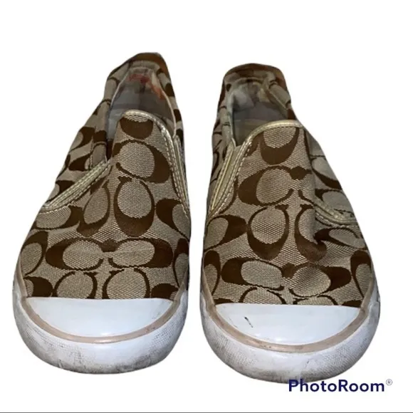 Coach women’s Beale Signature Slip On Loafer Sneaker size 7‎ - Image 2