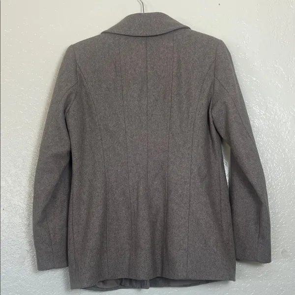 London Fog Women's Classic Gray Pea Coat Size‎ S - Image 6