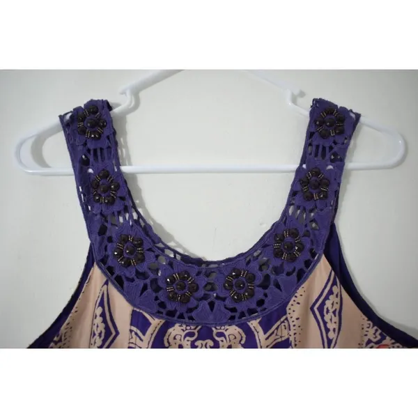 Free People Jewel Crochet Tank Dress Size 10 - Image 7