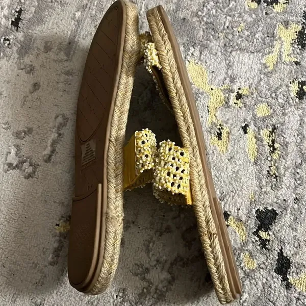 Karl Lagerfeld beaded stretch straps size 9 - Image 9