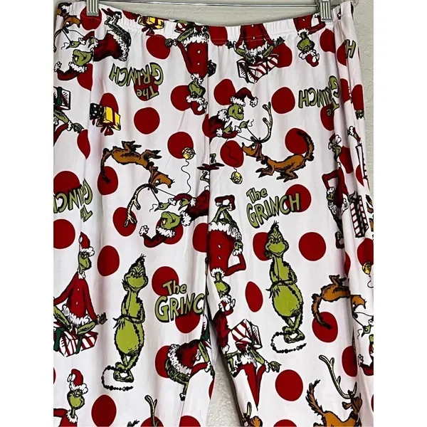 New Grinch Christmas Pajama Pants joggers XL - Image 2
