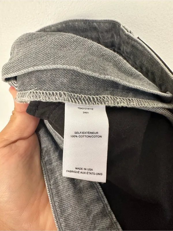 Derek Lam Crosby Maja Barrel Leg Gray Wash Jean Women’s Sz 26 - Image 8