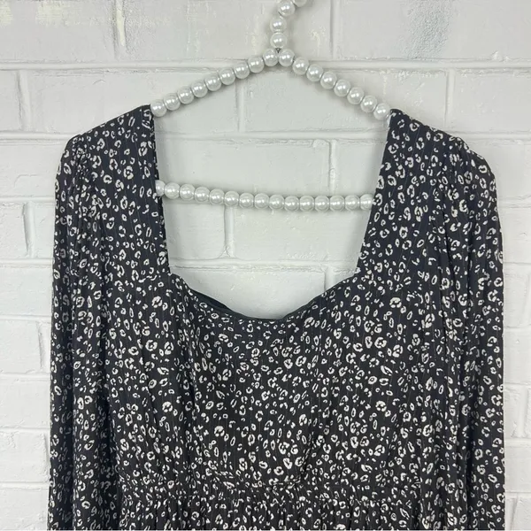 Altar’d State Cheetah Animal Print Tiered Dress Size M - Image 5