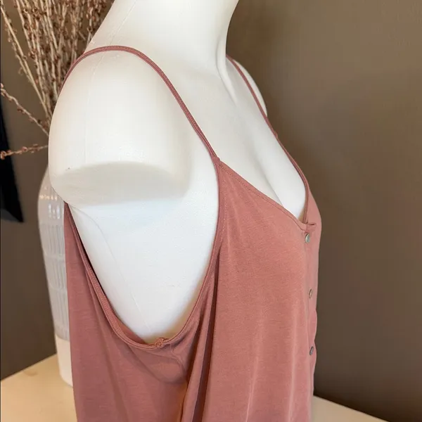 AMERICAN EAGLE Button-Front Tank Top Size XL NWT Summer Preppy Boho - Image 6