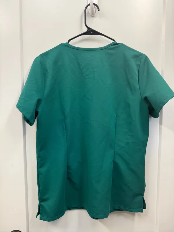 Figs Casma Scrub Top 2 Pocket V-Neck Teal‎ Lagoon Medical Women’s Medium - Image 4