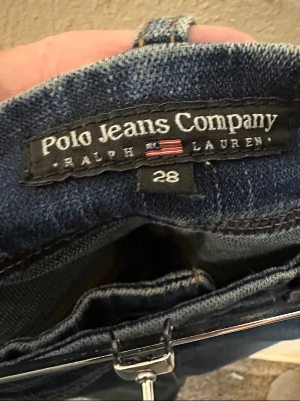 Polo Jeans Co. Ralph Lauren Y2K Denim Skirt Size 28‎ - Image 5