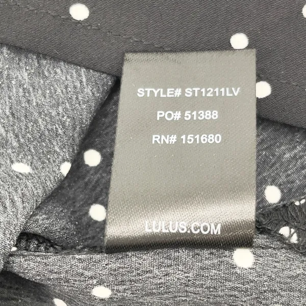 Lulus Polka Dot Lace Trim Cami Top Size Medium Minimal‎ Chic Going Out Indie - Image 10