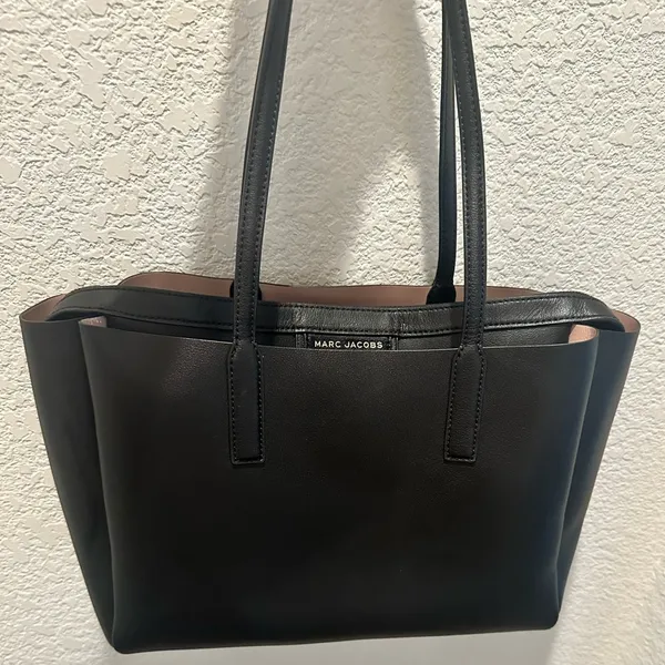 Marc Jacobs The Protege Black Leather Large Tote Laptop Bag - Image 4