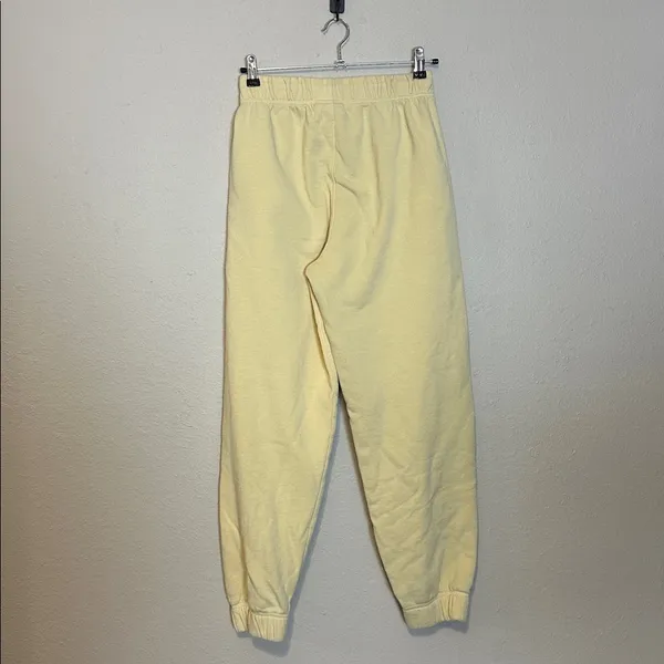 GANNI yellow‎ Embroidered sweatpants joggers Size Small - Image 6