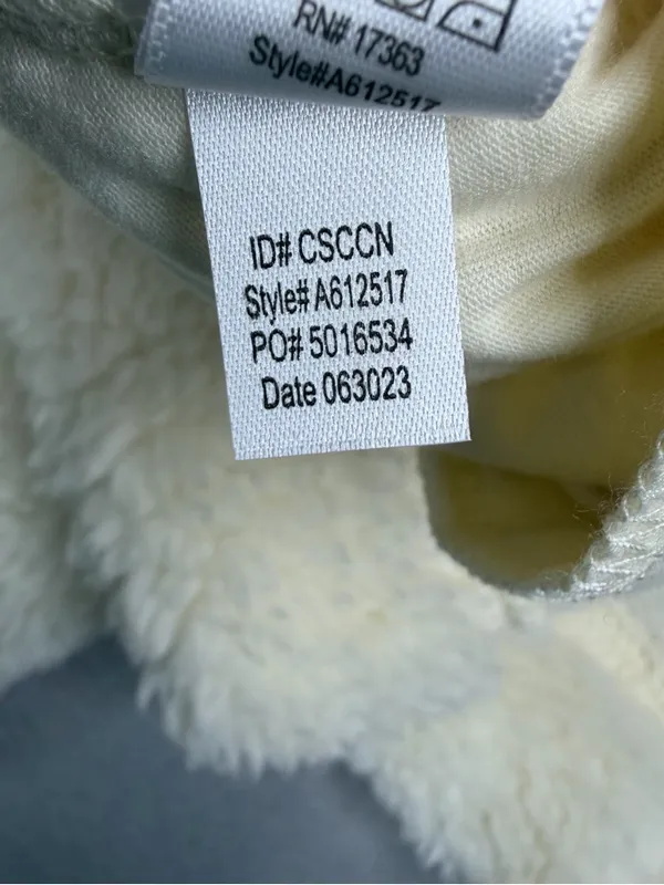 Koolaburra by UGG Sherpa Hooded Vest XL Cream Teddy Fleece Open Front - Image 5