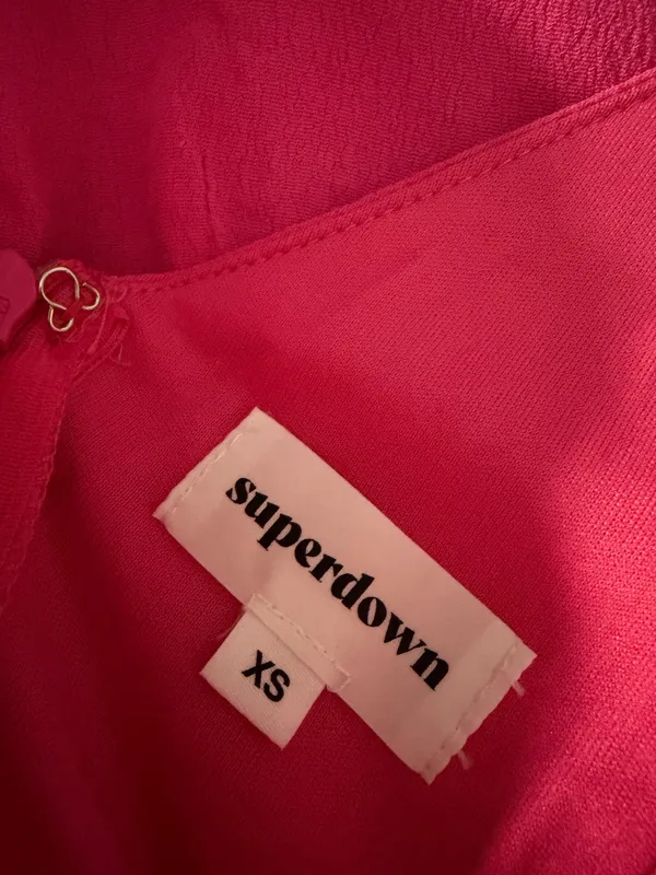 superdown Karen Wrap Romper Pink Size XS - Image 5
