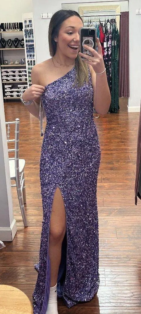 Sherri Hill Prom Dress 54330 Lilac - Image 2