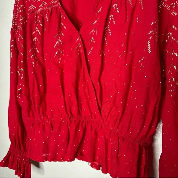 Free People Counting Stars Peasant Blouse‎ XS - Image 10