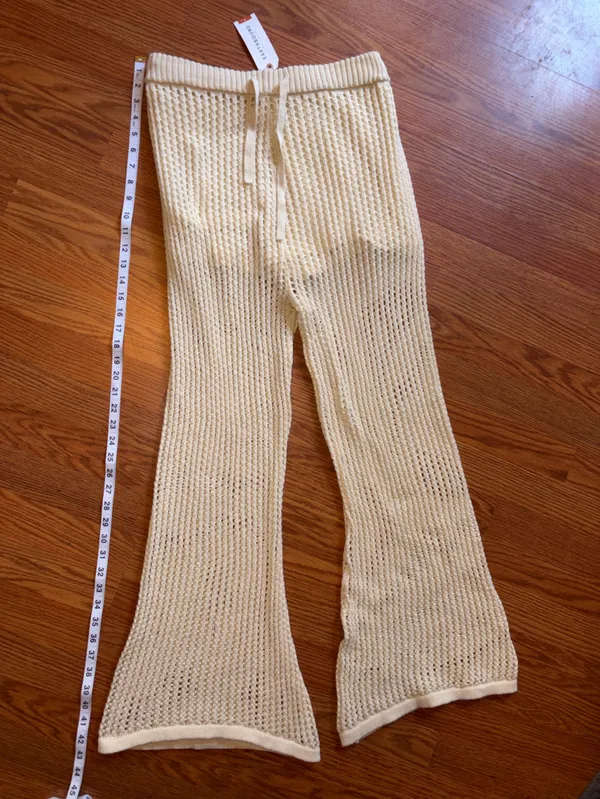NWT-Earthbound high waisted knit pants with built in shorts - Image 2