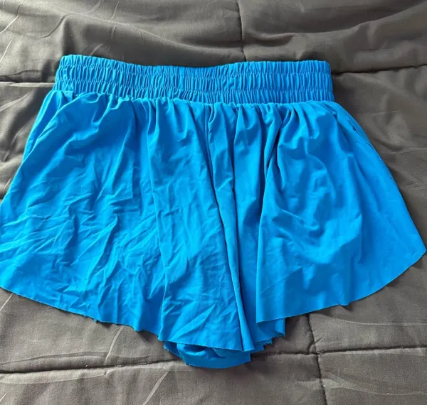 Flowy shorts Blue - Image 2