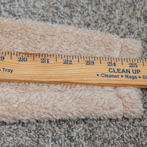 PINK Victoria's Secret Sherpa Teddy‎ Fleece Hoodie XS Beige Quarter Zip Pullover - Image 11