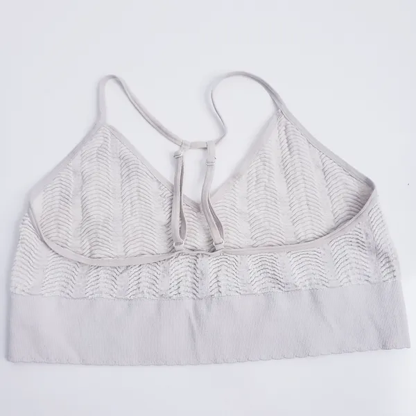 Anthropologie Textured Racerback Sports Bra - Image 6