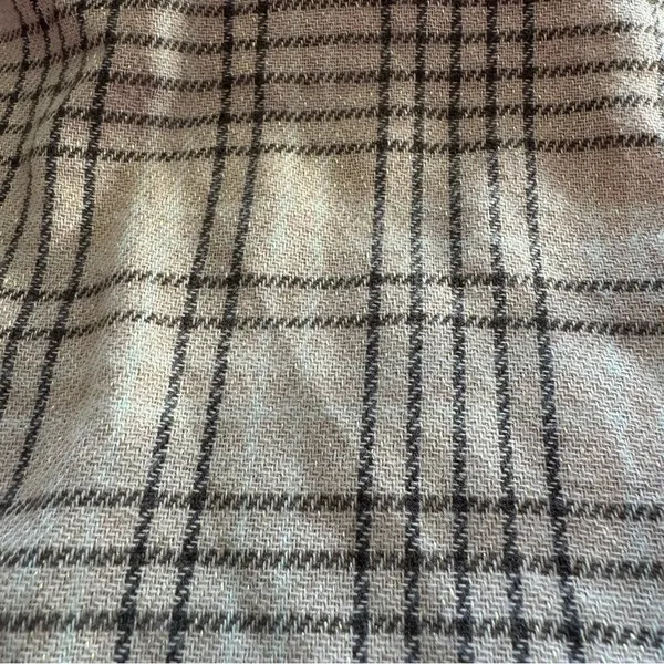 Lauren Conrad Beige Plaid Scarf - Image 3