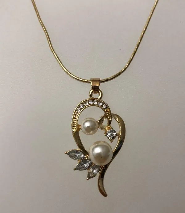 Jewelry set, necklace and earrings. - Image 2