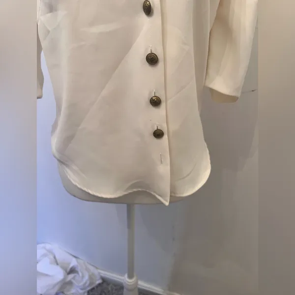Amanda Uprichard Babette Top Cream Small - Image 3