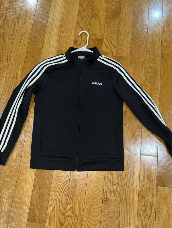 Size US Medium Women’s Adidas Prime  Black Full-Zip Jacket - Image 4