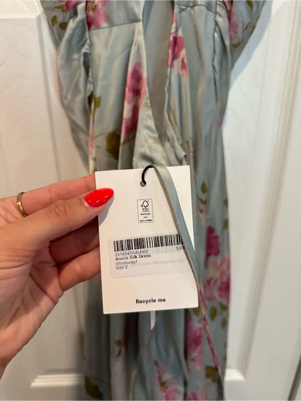 Reformation Anaiis Silk Dress - Image 6